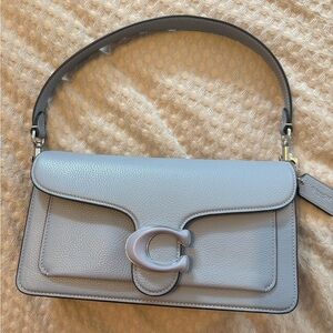 Coach Tabby 26 Light Blue Pebbled Leather Shoulder/Crossbody Bag